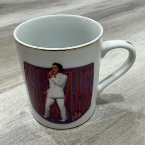 Vintage 1985 Elvis Presley Don't Be Cruel 50th Anniversary Coffee Mug Nostalgia
